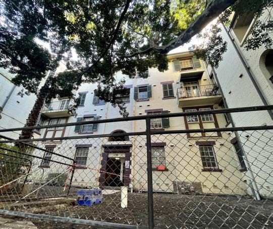Rear elevation of Ways Terrace Pyrmont heritage building — National Trust Heritage Award winner