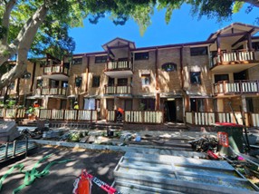 Walker Street, Waterloo — restored two-storey LAHC residential terrace after multi-trade upgrade